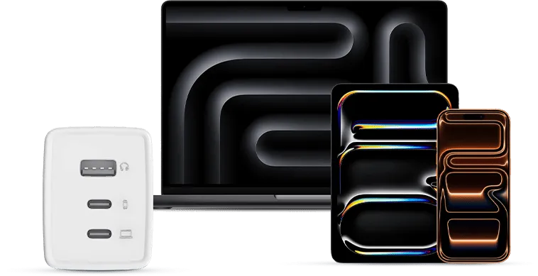 MO Charge 65 with Apple Devices